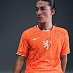 Fotbollströja Nederländerna 2025 Match (hemmaställ, damlaget) Nike Dri-FIT ADV Authentic för män