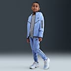 Nike Sportswear Tech Fleece Big Kids' Full-Zip Hoodie with Reflective Accents