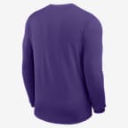 LSU Sideline Coach Men's Nike Dri-FIT College Long-Sleeve Top