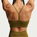 Nike Pro Seamless Sport-BH mit Polster und leichtem Halt
