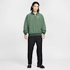 나이키 솔로 스우시 남성 플리스 쿼터집 탑