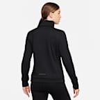 Playera de cuello de tortuga de running para mujer Nike Therma-FIT Swift Element