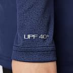 Prenda para la parte superior de manga larga para niño talla pequeña Nike Swim Hydroguard