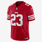 Jersey Nike Dri-FIT de la NFL Limited para hombre Christian McCaffrey San Francisco 49ers - Rojo gimnasio