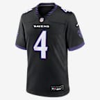Zay Flowers Baltimore Ravens Men's Nike NFL Game Jersey - Black