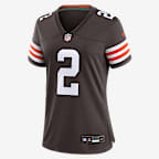 Shedeur Sanders Cleveland Browns Women's Nike NFL Game Jersey - Brown