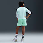 Shorts de básquetbol Dri-FIT de 13 cm para niños talla grande Nike Crossover