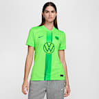VfL Wolfsburg 2024/25 Stadium Home Women's Nike Dri-FIT Football Replica Shirt
