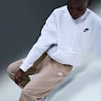 Pants de entrenamiento oversized de tiro medio para mujer Nike Sportswear Club Fleece