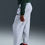 Joggers para niños talla grande Nike Sportswear Club Fleece