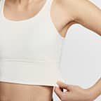 Nike Zenvy Rib Women's Light-Support Padded Longline Sports Bra