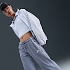 Nike Sportswear Club Fleece Women's Mid-Rise Wide-Leg Cosy Trousers