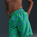 Shorts de playa o alberca con forro de ropa interior de 18 cm para niño talla grande Nike Swim Breaker