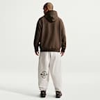 Nike Solo Swoosh fleecebroek met boorden voor heren