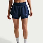 Nike Dri-FIT One Women's Mid-rise 8cm (approx.) 2-in-1 Shorts