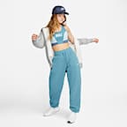 Pants de entrenamiento oversized de tiro alto para mujer Nike Sportswear Phoenix Fleece