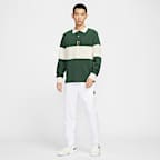NikeCourt Men's Heritage Tennis Long-Sleeve Polo