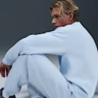 Pánské flísové kalhoty Nike Solo Swoosh s manžetami