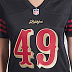 Jersey Nike de la NFL Game para mujer The Faithful San Francisco 49ers Rivalries Collection