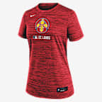 St. Louis Cardinals Authentic Collection City Connect Velocity Women's Nike Dri-FIT MLB T-Shirt - Red