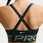 나이키 프로 인디 플런지 여성 미디엄 서포트 패드 스포츠 브라