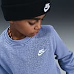 ナイキ スポーツウェア クラブ フリース ジュニアスウェットシャツ