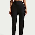 Joggers de tejido Knit de tiro alto largos para mujer Nike One