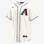 Corbin Carroll Arizona Diamondbacks Men's Nike MLB Replica Jersey - Cream
