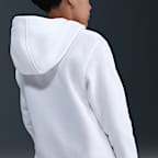 Sudadera con gorro de tejido Fleece para niños talla grande Nike Sportswear Club