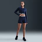 Nike Pro 365 Dri-FIT Crop Uzun Kollu Kadın Üstü