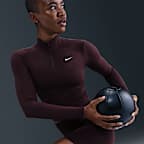 Nike One Fitted Women's Dri-FIT 1/4-Zip Mid Layer