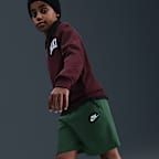 Shorts de French Terry para niños talla grande Nike Sportswear Club Fleece