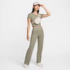 Nike One Women's Dri-FIT High-Waisted Fold-Over Trousers