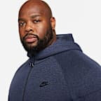 Hoodie com fecho completo Nike Sportswear Tech Fleece Windrunner para homem