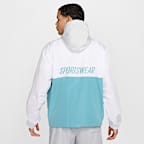 Chamarra tipo anorak Marina para hombre Nike Club