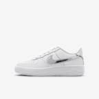 Blanc/Metallic Silver