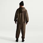 Sudadera con gorro de tejido Fleece de cierre completo para hombre Nike Solo Swoosh