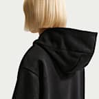 ナイキ スポーツウェア フェニックス フリース ウィメンズ オーバーサイズド ロゴ パーカー（プラスサイズ）