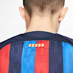 FC Barcelona 2022/23 Stadium Home 女款 Nike Dri-FIT 足球球衣