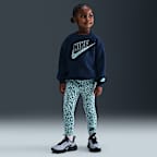 Nike Wild Warmth Toddler Crew Top and Leggings Set - Mint Foam