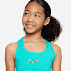 Nike Swoosh Older Kids' (Girls') Reversible Sports Bra
