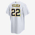 Christian Yelich Milwaukee Brewers Men's Nike MLB Replica Jersey