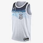 Jersey Nike Dri-FIT de la NBA Swingman para hombre Anthony Edwards Minnesota Timberwolves 2024/25 City Edition - Blanco