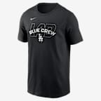 Los Angeles Dodgers Fashion Men's Nike MLB T-Shirt - Black