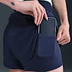 Nike Dri-FIT One Women's Mid-rise 8cm (approx.) 2-in-1 Shorts