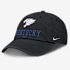 Gorra universitaria Nike ajustable para hombre Kentucky Sideline Club Gameday