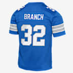 Brian Branch Detroit Lions Big Kids' Nike NFL Game Jersey