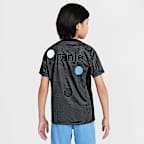 Países Bajos Academy Pro Camiseta de fútbol de manga corta para antes del partido Nike Dri-FIT - Niño/a