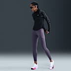 Nike Tempo Flash Dri-FIT-løbetrøje med 1/4 lynlås til kvinder