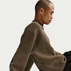 Sudadera de cuello redondo de tejido Fleece de ajuste holgado para hombre Nike Tech